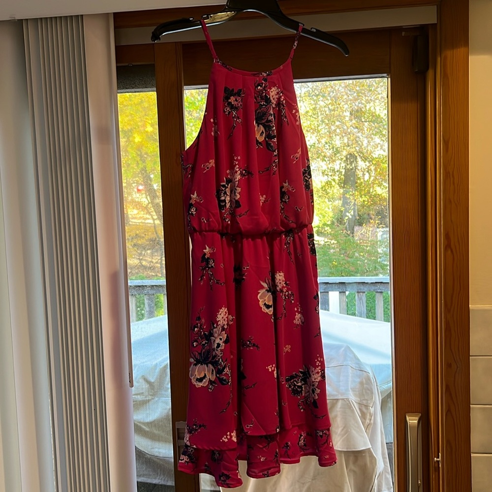 Pink Floral Dress